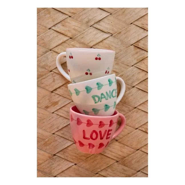 "Dance" Ceramic Mug | Pale green