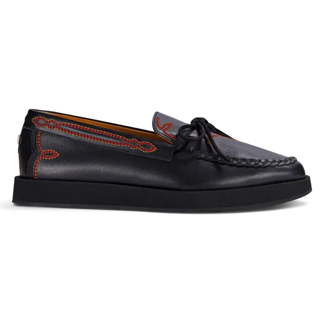 Mocassins Totem Cuir | Noir