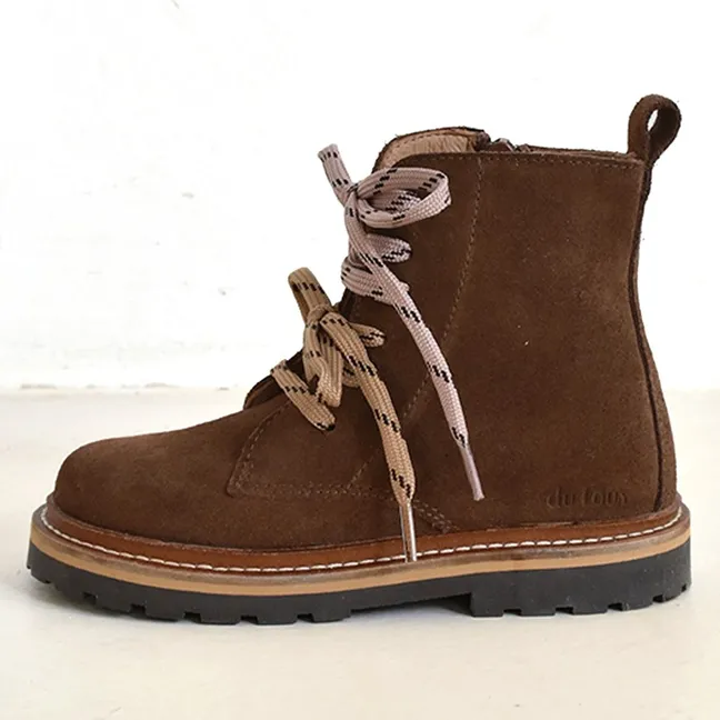 Boots Lace Charly Suede | Brown