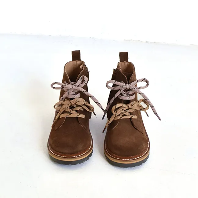 Boots Lace Charly Suede | Brown