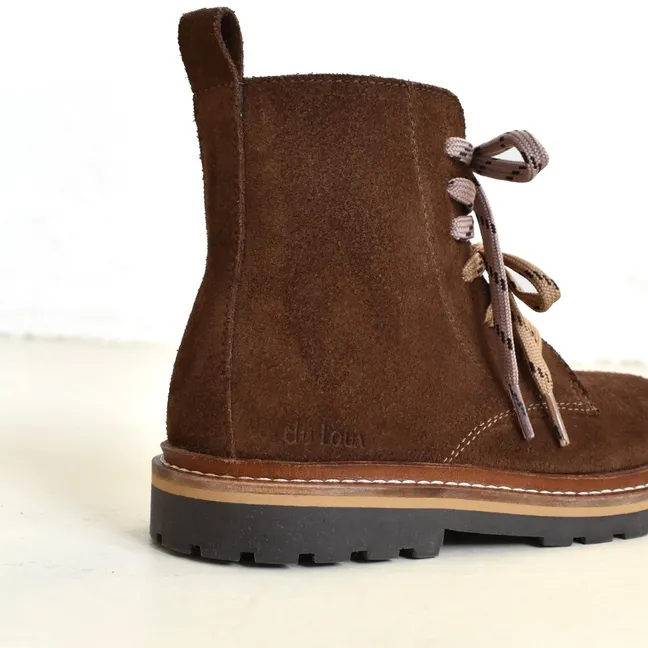 Boots Lace Charly Suede | Brown