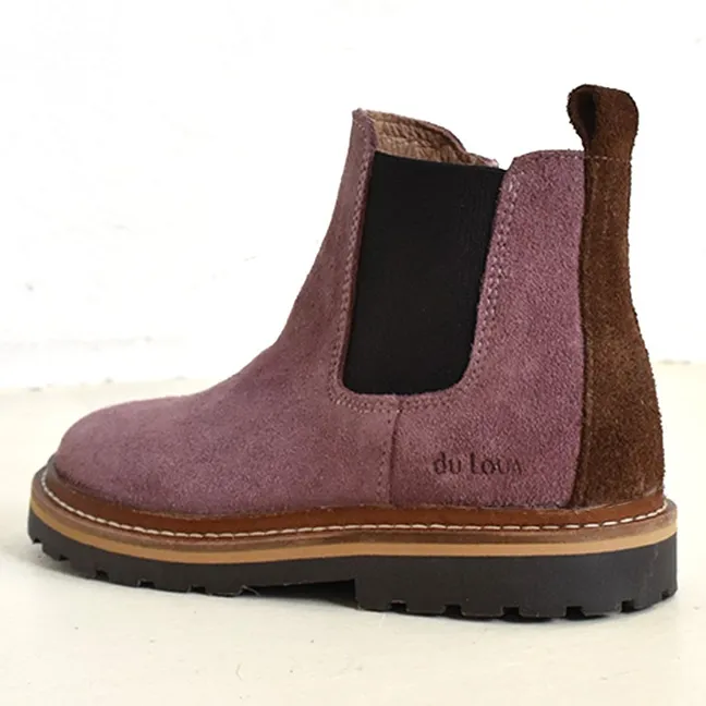 Boots Louis Suède | Rose