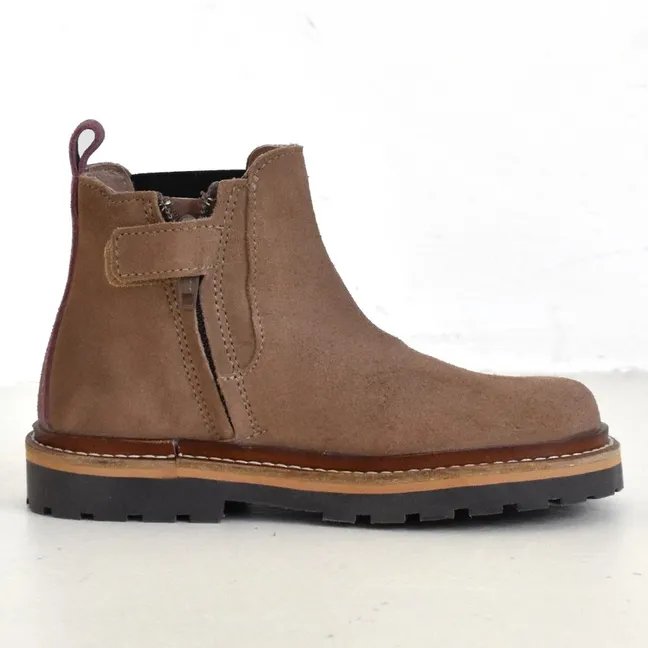 Boots Louis Suède | Beige