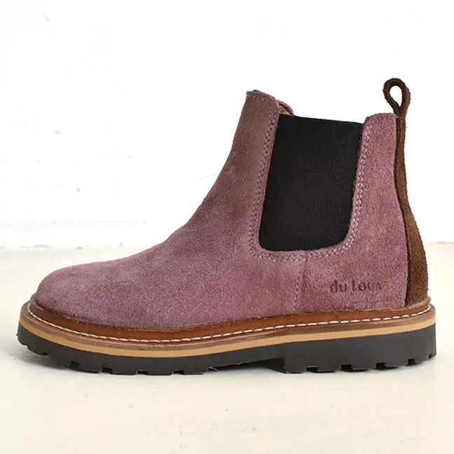 Boots Louis Suède | Rose