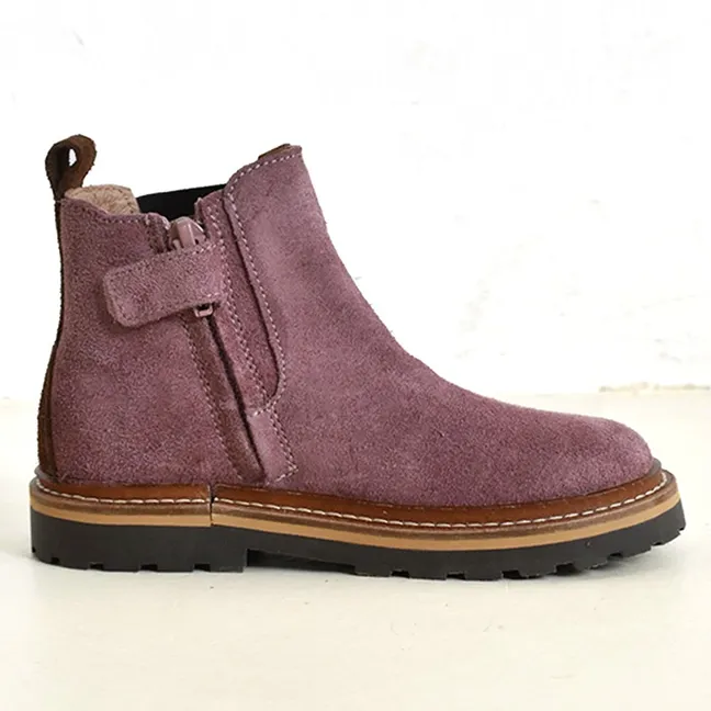 Boots Louis Suède | Rose
