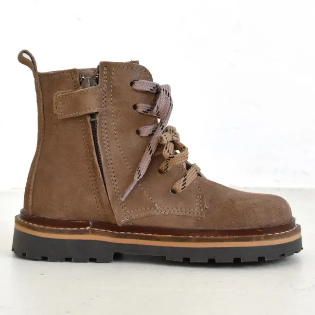 Boots Lace Charly Suede | Beige