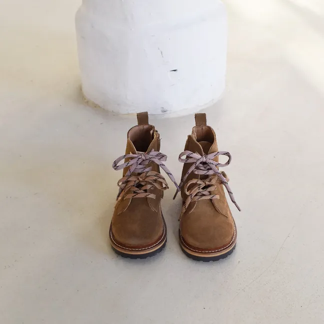 Boots Lace Charly Suede | Beige