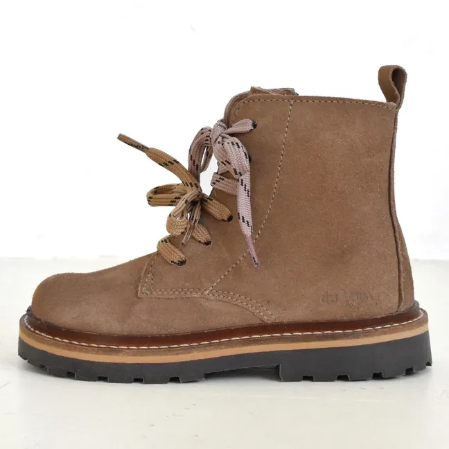 Boots Lace Charly Suede | Beige