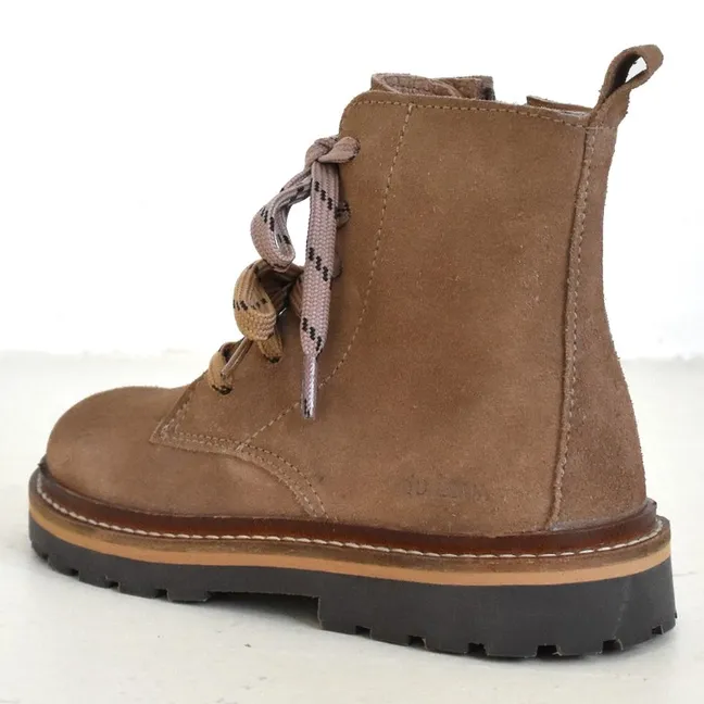 Boots Lace Charly Suede | Beige