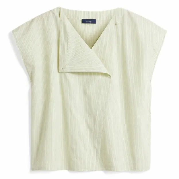 Blouse Lorena Coton | Vert pâle