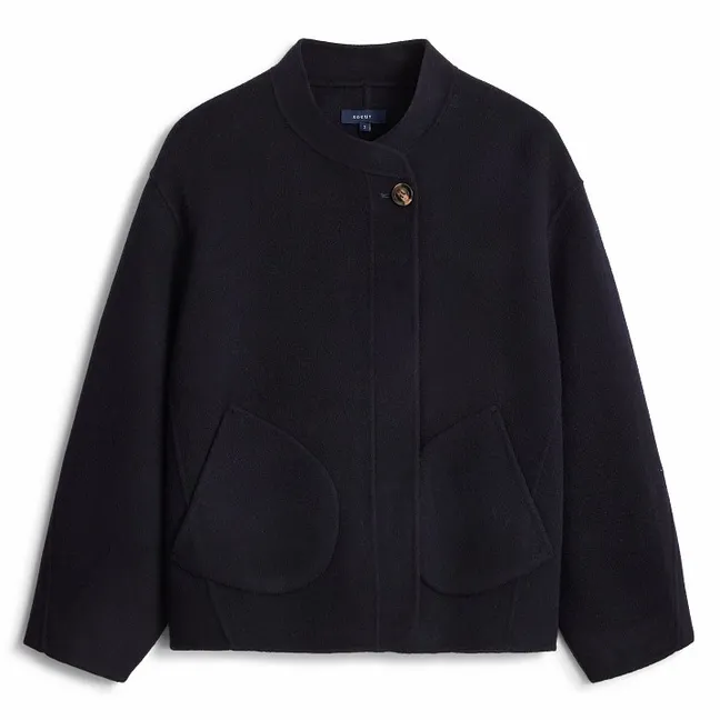 Manteau Windsor Laine | Bleu marine