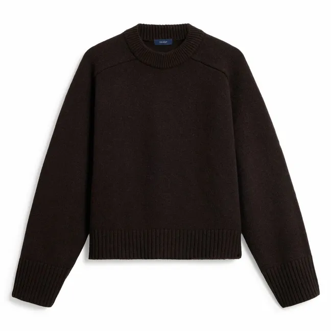 Pull Will Laine Mérinos | Chocolat