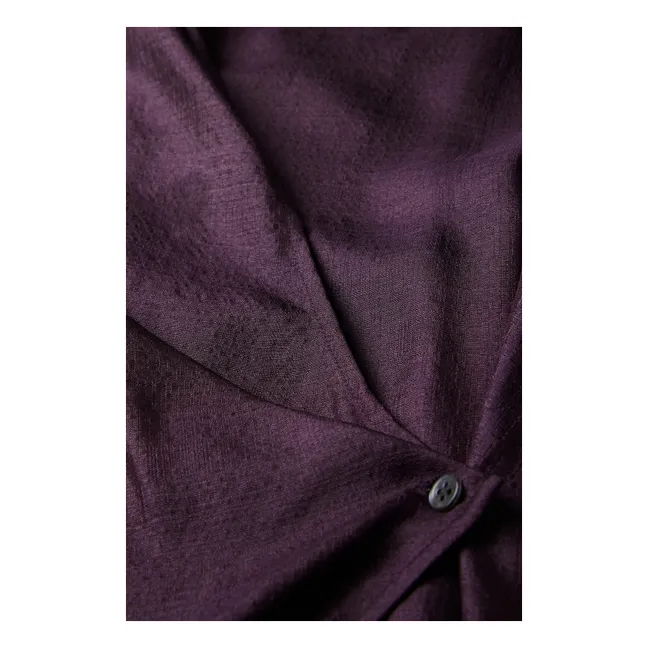 Robe Foggia Soie | Violet