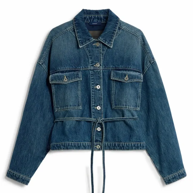Veste Lys Denim Coton Bio | Bleu délavé