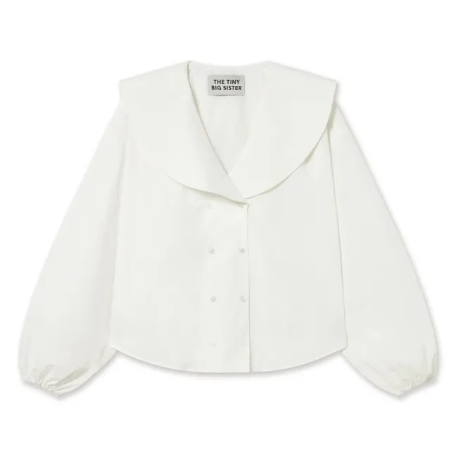 Chemise Double Bouton Coton | Blanc