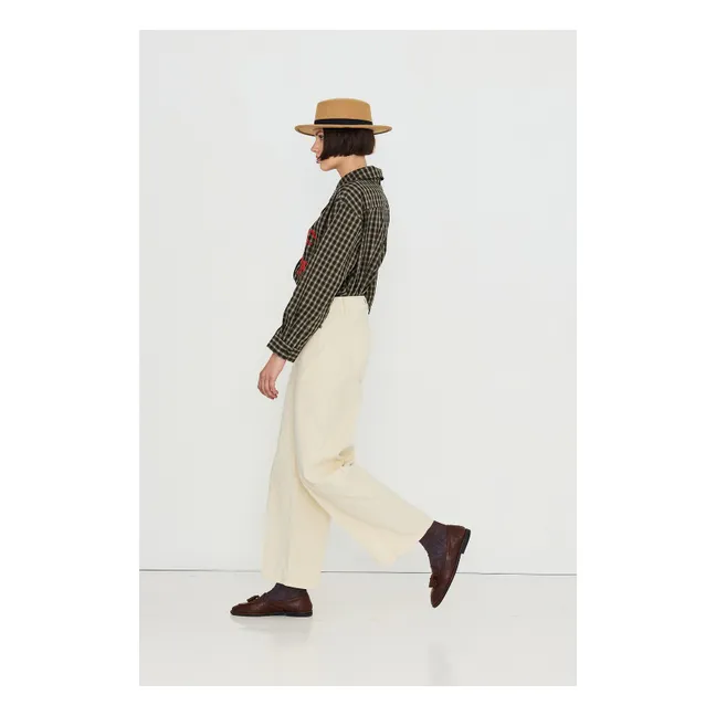 Chemise Chevaux Coton | Bleu marine