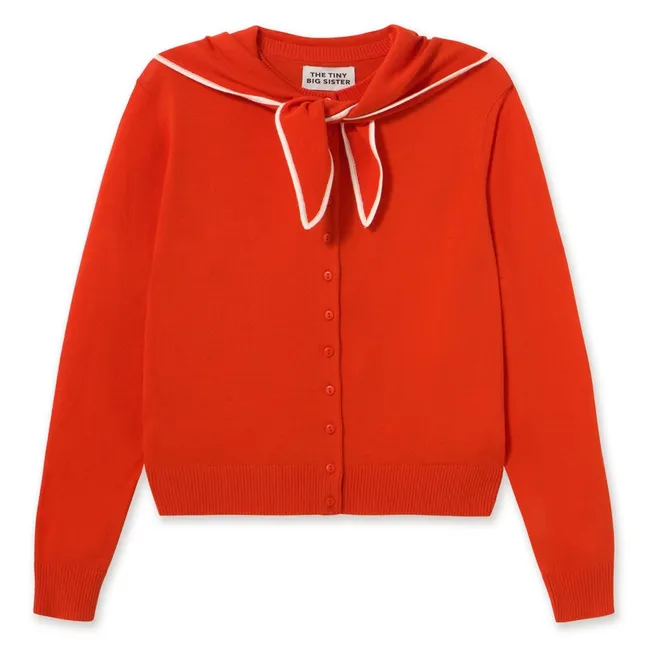 Cardigan Scarf Lara Laine | Rouge