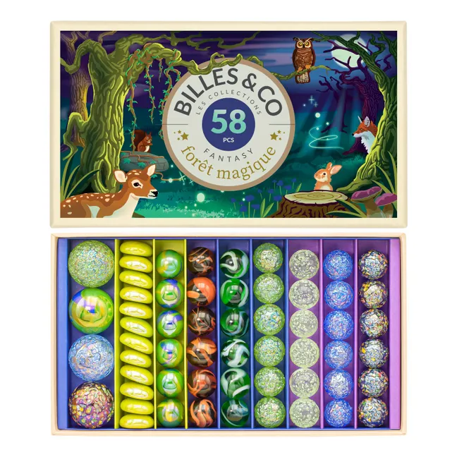Magic Forest Set - 58 Marbles