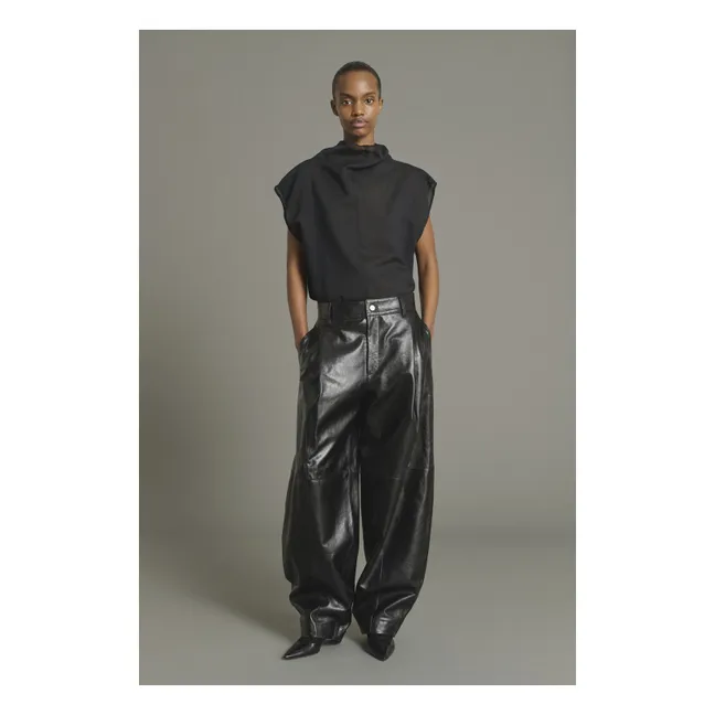 Blouse Izumi Coton Bio et Soie | Noir