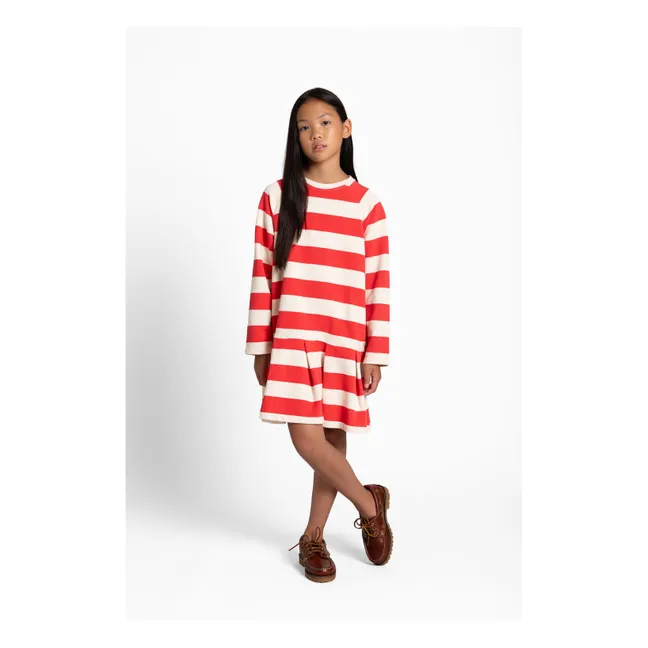 Robe T-shirt Azalea Rayée | Rouge