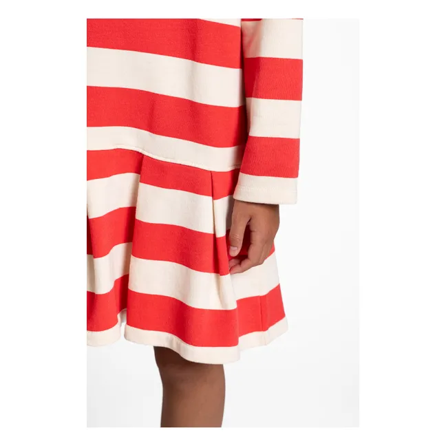 Robe T-shirt Azalea Rayée | Rouge