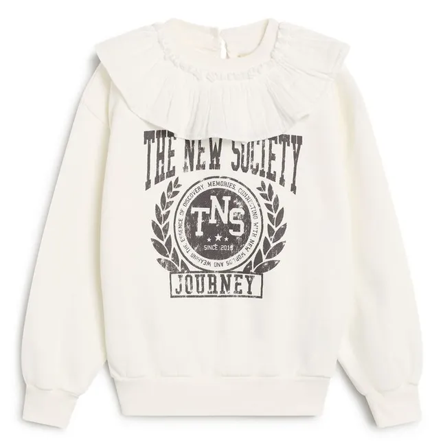 Sweat Col Claudine Row | Blanc