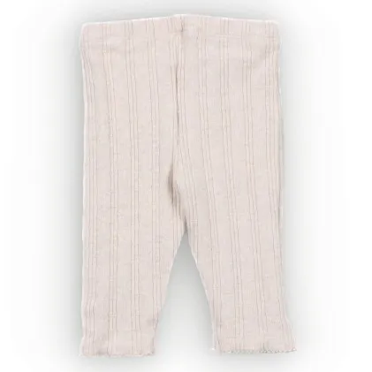 TNS Logo Baby Bow Leggings | Grey