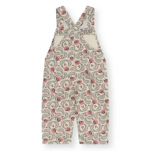 Nesta Floral Overalls | Beige