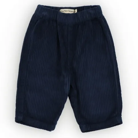 Elio Velvet Baby Pants | Dark Blue