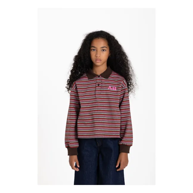 Polo Bahia Rayé | Marron