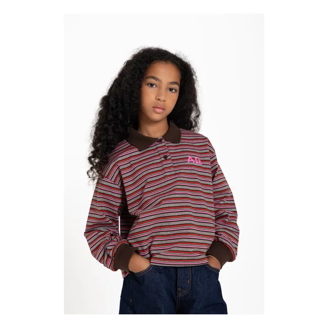 Polo Bahia Rayé | Marron
