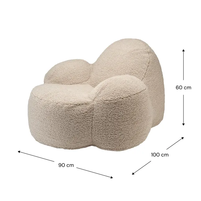 Fauteuil Teen Teddy Momo | Beige