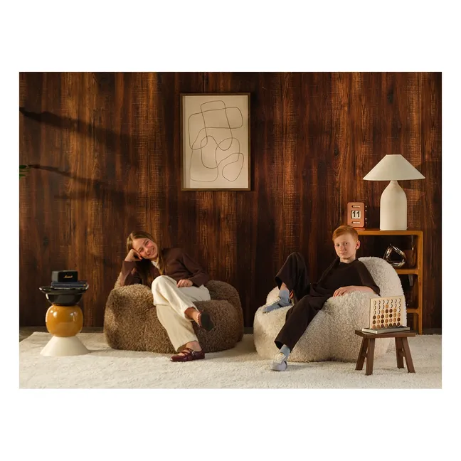 Fauteuil Teen Momo | Marron