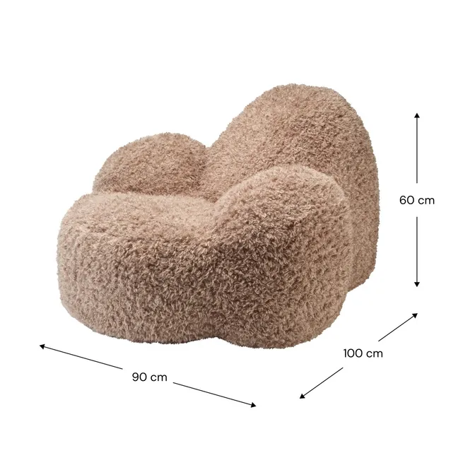Fauteuil Teen Momo | Marron