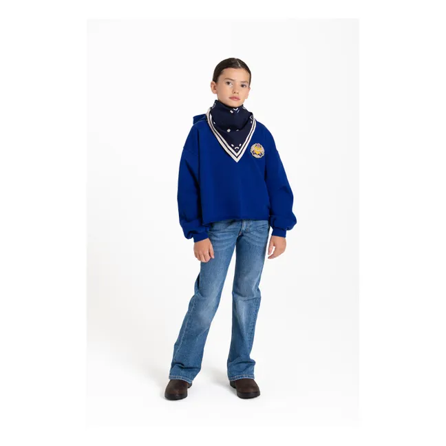 Brendy Wild organic cotton sweatshirt | Midnight blue