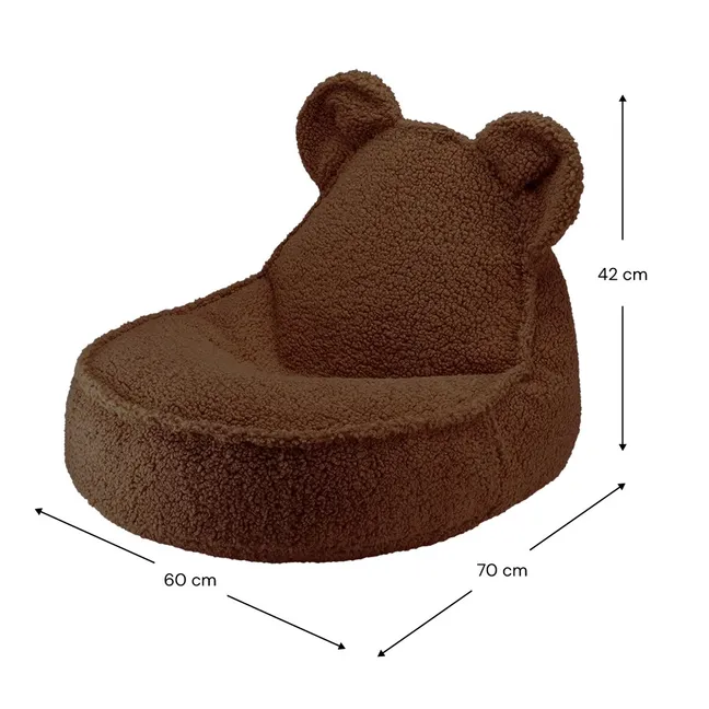 Teddy Bear Armchair | Dark Brown