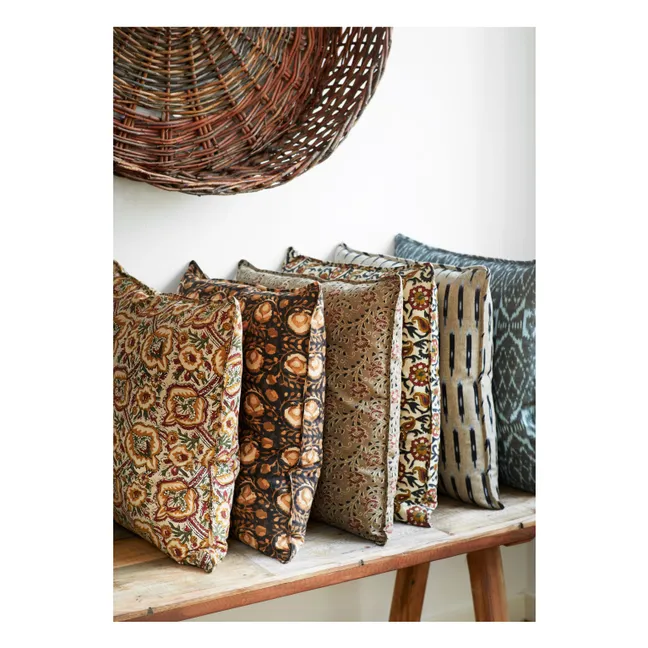 Housse de coussin imprimée | Beige