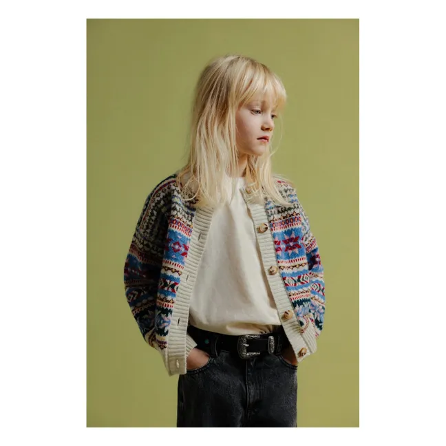 Gilet Caia Jacquard Fibres Recyclées | Bleu