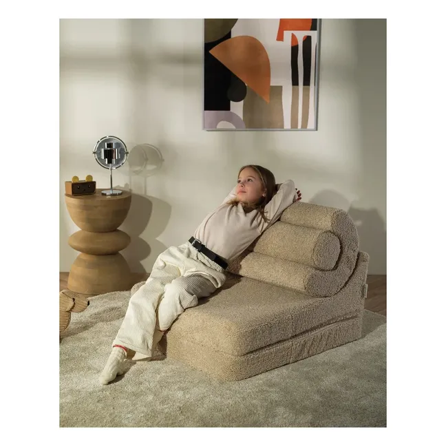 Chauffeuse Teddy Flipster | Beige