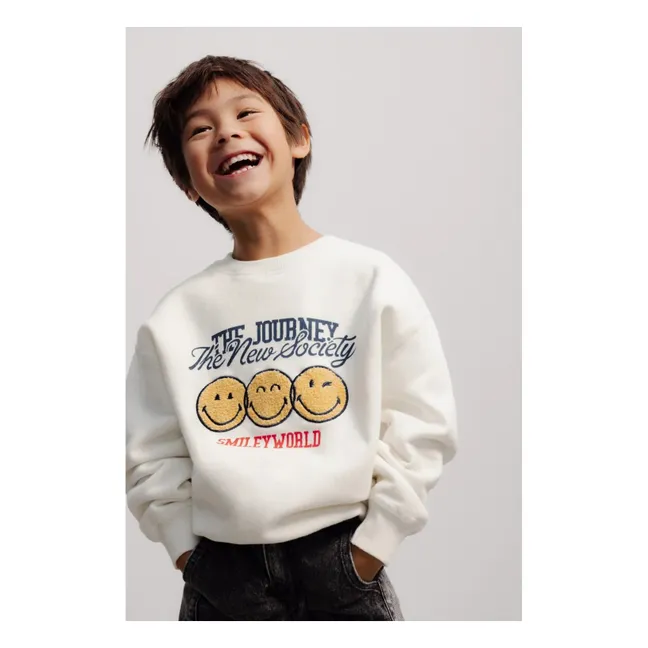 Sweat Smiley | Blanc