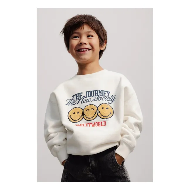 Sweat Smiley | Blanc