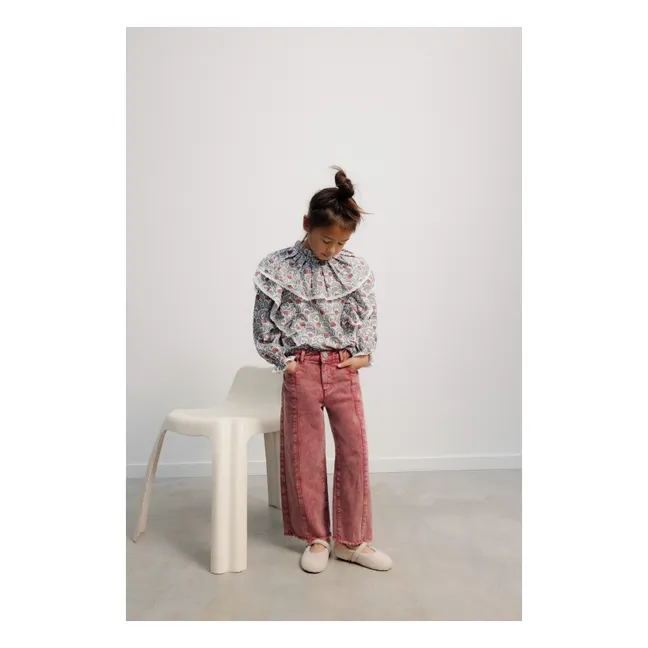 Nesta Floral Blouse | Cream