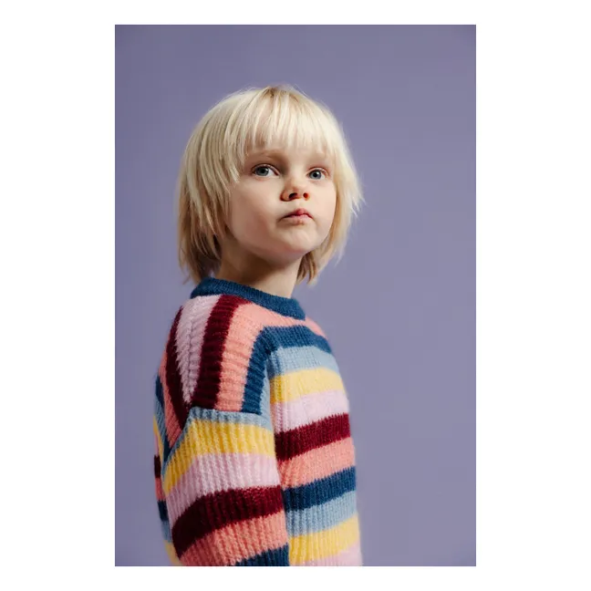 Pull Julia Rayé | Bleu