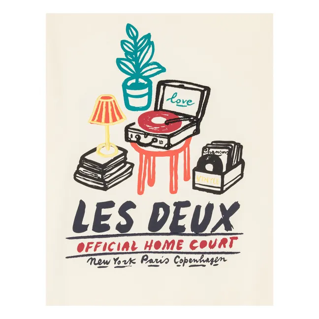 Sweat Platines Les Deux Coton Bio | Ivoire