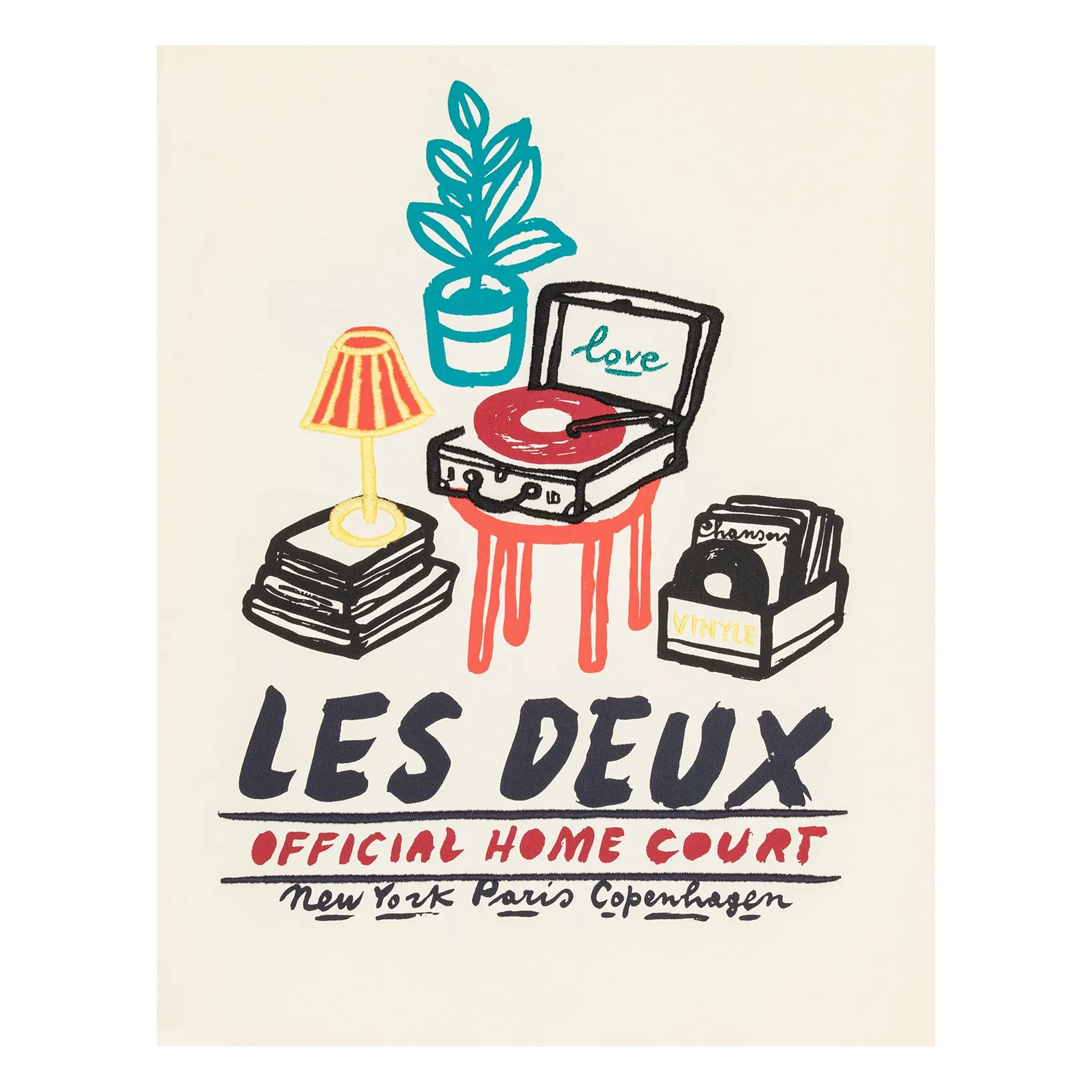 T-shirt Platines Les Deux Coton Bio | Ivoire- Image produit n°1