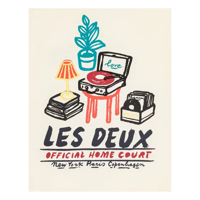 T-shirt Platines Les Deux Coton Bio | Ivoire