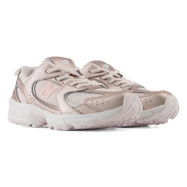 Baskets Lacets Elastiqués 530 | Or rose