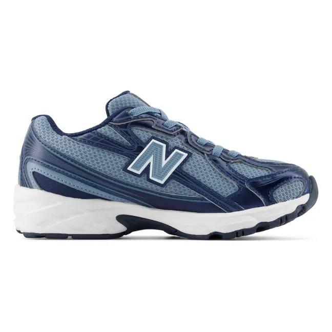 Elasticated Lace Sneakers 740 | Blue