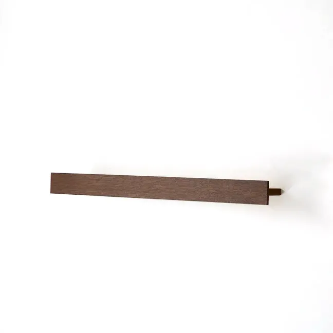 Etagère pour affiches en bois | Chêne Foncé