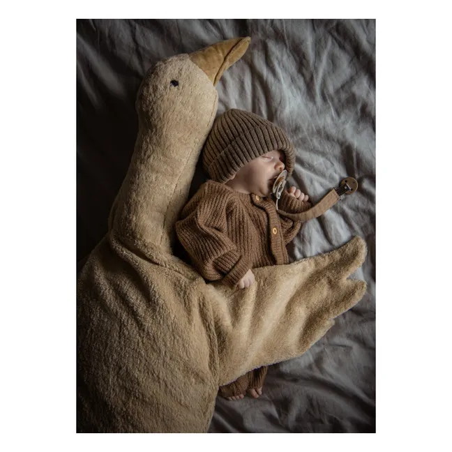 Large Plush Goose | Beige